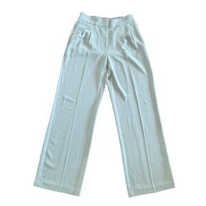 HOUSE OF HARLOW 1960 Women's Sz 4 Light Green High Rise Wide Leg Trousers Pants